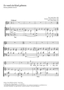 [212003] Es ward ein Kind geboren