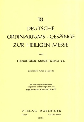 [44-00705] 18 deutsche Ordinariumsgesänge