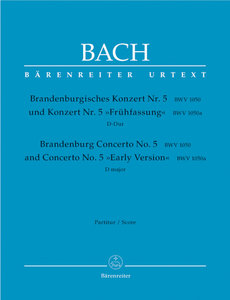 [34458] Brandenburgisches Konzert Nr. 5. D-Dur. BWV 1050 und Konzert Nr. 5 Frühfassung BWV 1050a