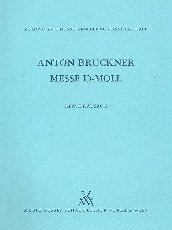 [MWV-B16-KL] Messe d-moll, Kla.