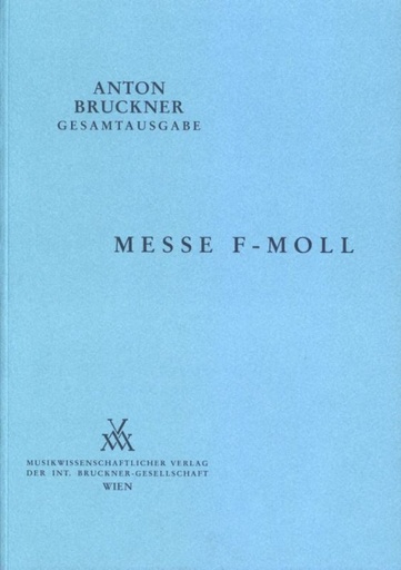 [MWV-B18-DIR] Messe f-moll