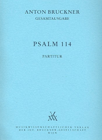 [MWV-B20/1-DIR] Psalm 114, Dir.