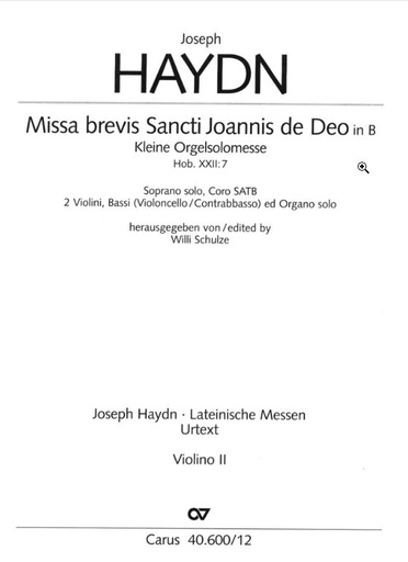 [102759] Kleine Orgelsolomesse, Hob. XXII:7