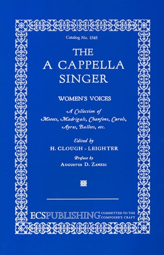 [151425] The A Cappella Singer - Women's Voices