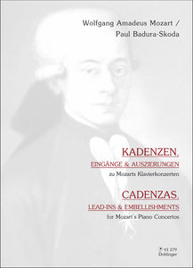 [01-00279] Kadenzen, Eingänge & Auszierungen zu Mozarts Klavierkonzerten