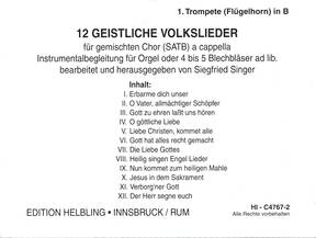 [232613] 12 geistliche Volkslieder