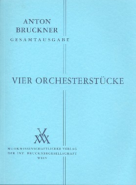 [MWV-B12/4-STP] Vier Orchesterstücke
