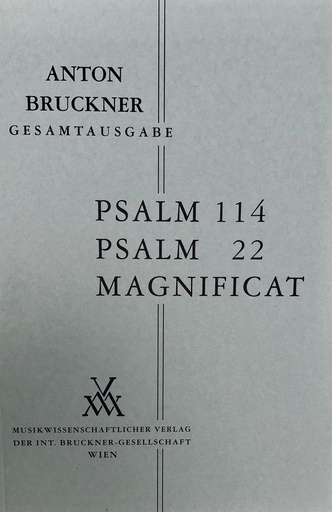 [MWV-B20/1-3-STP] Psalm 114, 22 (1852), Stp., Magnificat (1852)