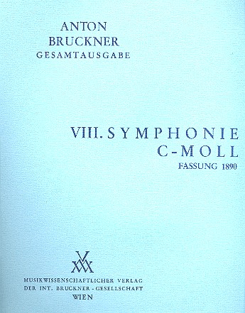 [MWV-B8/2-DIR] Sinfonie Nr. 8 c-moll (Fassung 1890)
