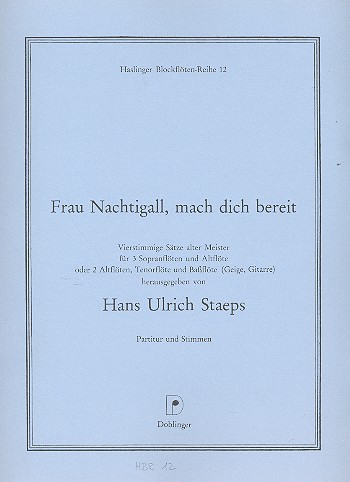 [HBR-00012] Frau Nachtigall mach dich bereit