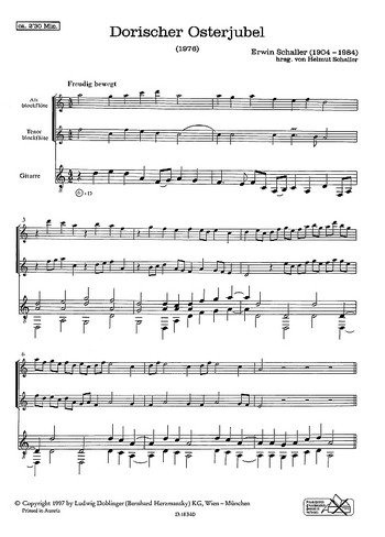 [HBR-00036] Dorischer Osterjubel über Christ ist erstanden