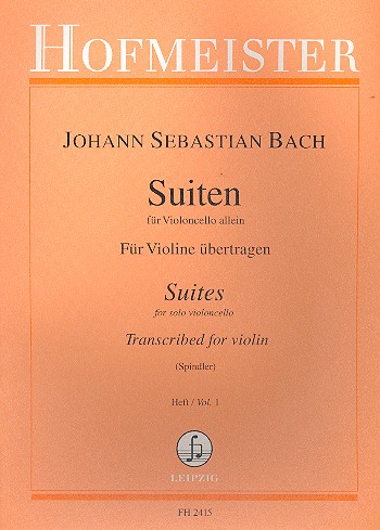 [3658] 6 Suiten für Violoncello allein - Heft 1
