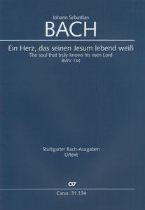 [287979] Ein Herz, das seinen Jesum lebend weiß, BWV 134