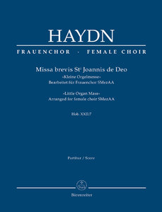 [288115] Kleine Orgelsolomesse, Hob. XXII:7 - Frauenchor