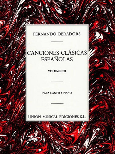 [204748] Canciones Clasicas Espanolas Vol. 3