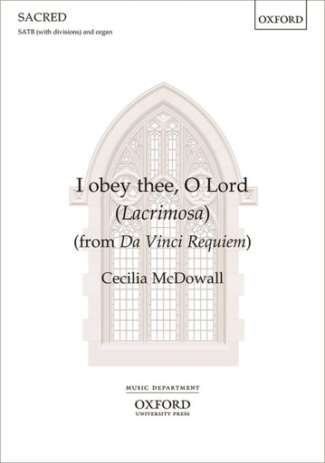 [316954] I obey Thee o Lord (Lacrimosa from Da Vinci Requiem)