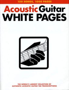 [118959] Acoustic Guitar White Pages