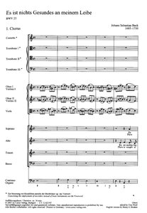 [217817] Es ist nichts Gesundes an meinem Leibe, BWV 25