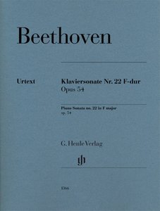 [HN-01366] Klaviersonate Nr. 22 F-Dur op. 54