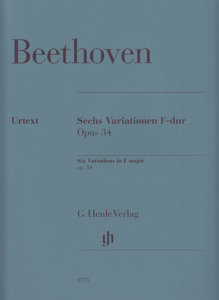 [HN-01373] Sechs Variationen F-Dur op. 34