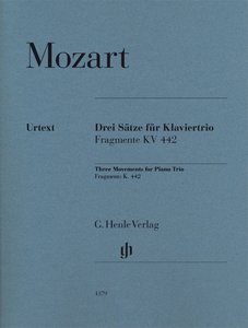 [HN-01379] Drei Sätze für Klaviertrio (Fragmente) KV 442