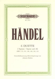[74906] 6 Duette HWV 179, 181, 186, 189 ,190 ,192