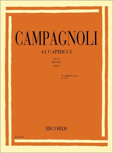 [81082] 41 Capricci op. 22