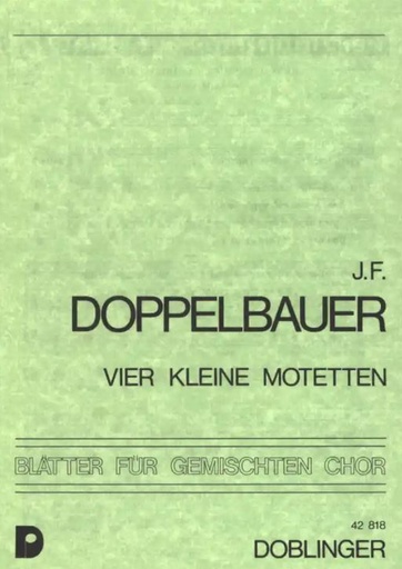 [42-00818] 4 kleine Motetten