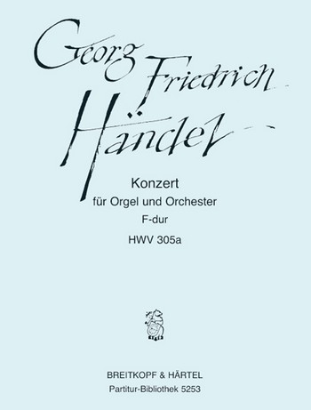 [141024] Orgelkonzert Nr. 16 F-Dur HWV 305a