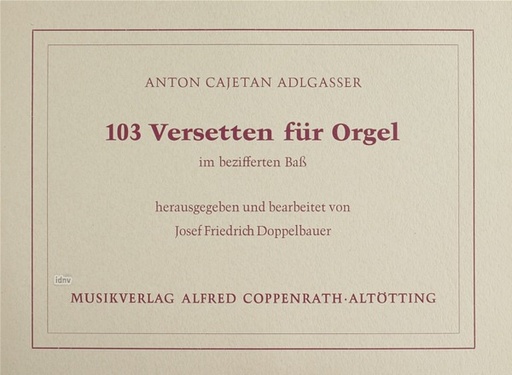 [130257] 103 Versetten für Orgel