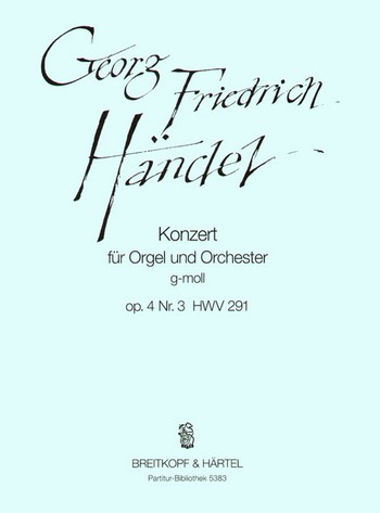 [120435] Orgelkonzert Nr. 3 g-moll op. 4/3 HWV 291