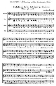 [170850] Ich halte es dafür, daß dieser Zeit Leiden