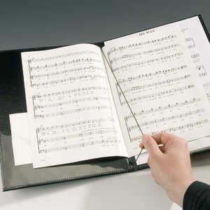 [321074] Leuchtturm 1917: Music Portfolio / Choir Folder - Black - Chormappe